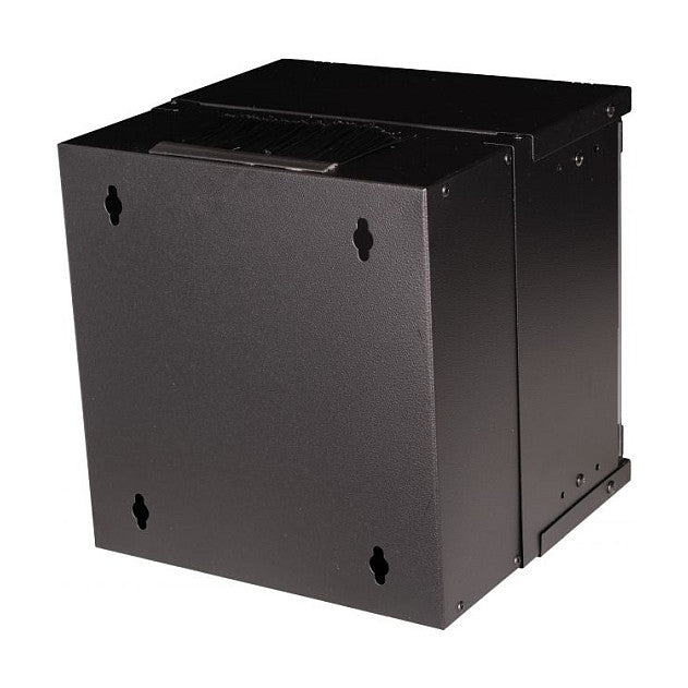 10" Wandgehäuse Glastür ECO 300x300mm 6U schwarz