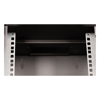 10" Wandgehäuse Glastür ECO 300x300mm 6U schwarz