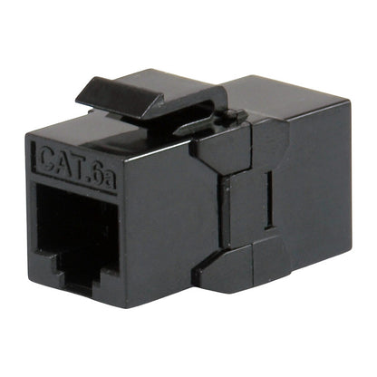 Keystone-Koppler ungeschirmt Cat6A 2xRJ45 8Stk sw