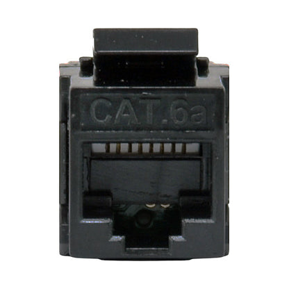 Keystone-Koppler ungeschirmt Cat6A 2xRJ45 8Stk sw