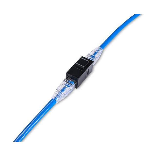 Keystone-Koppler ungeschirmt Cat6A 2xRJ45 8Stk sw