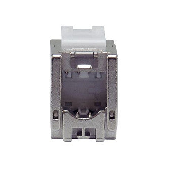 Keystone Jack geschirmt Cat6A LSA schlank wzf.8Stk sil