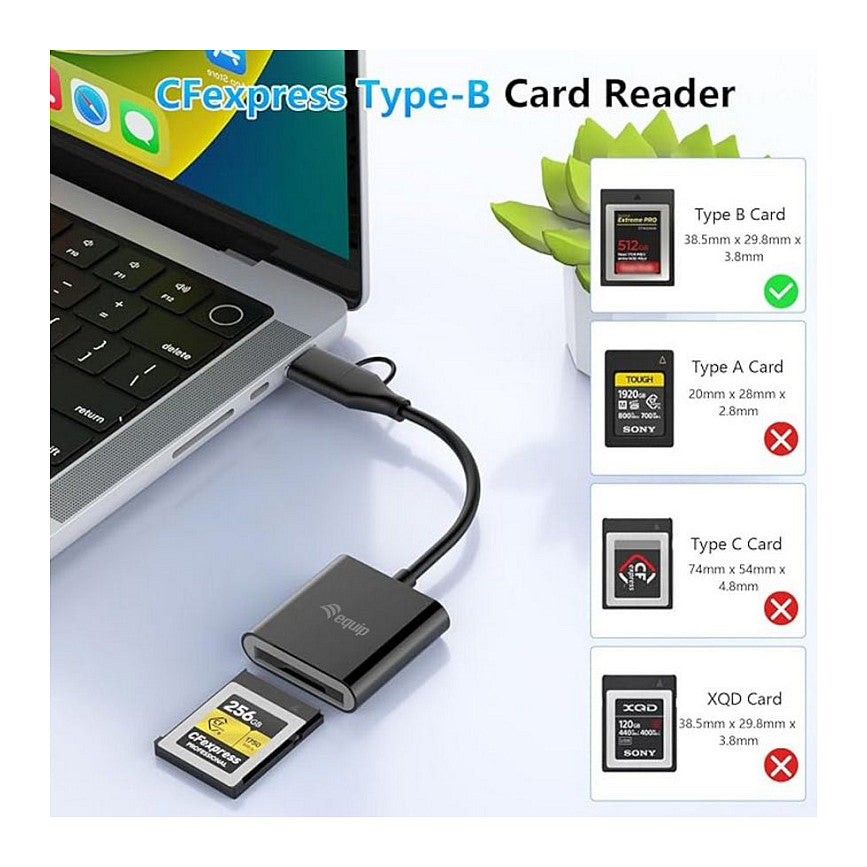 Kartenleser CFexpress Type B USB-C/-A Adapt. 10Gbps
