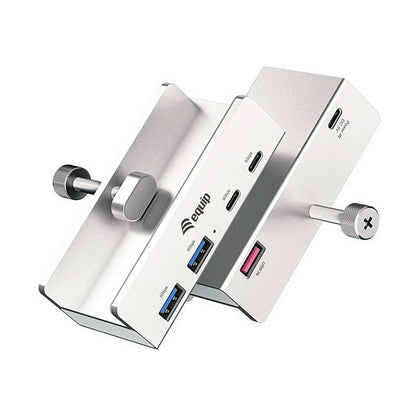 4-Port-Klemm USB-A3.2-Hub->2xUSB-C/2xUSB-A 5Gbps