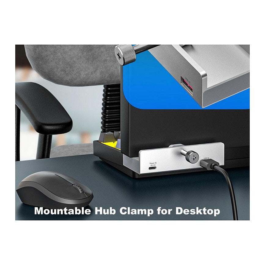4-Port-Klemm USB-A3.2-Hub->2xUSB-C/2xUSB-A 5Gbps