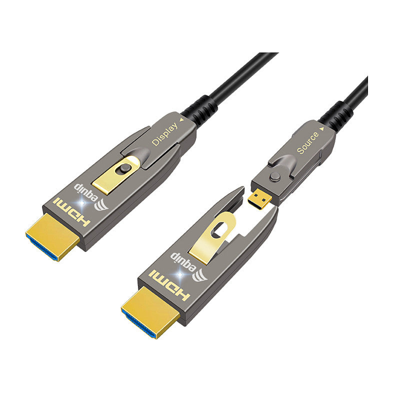 HDMI HS Ethernet 2.0 D/A D-AOC 4K/60Hz 20.00m grau