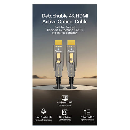 HDMI HS Ethernet 2.1 D/A D-AOC 8K/60Hz 30.00m grau