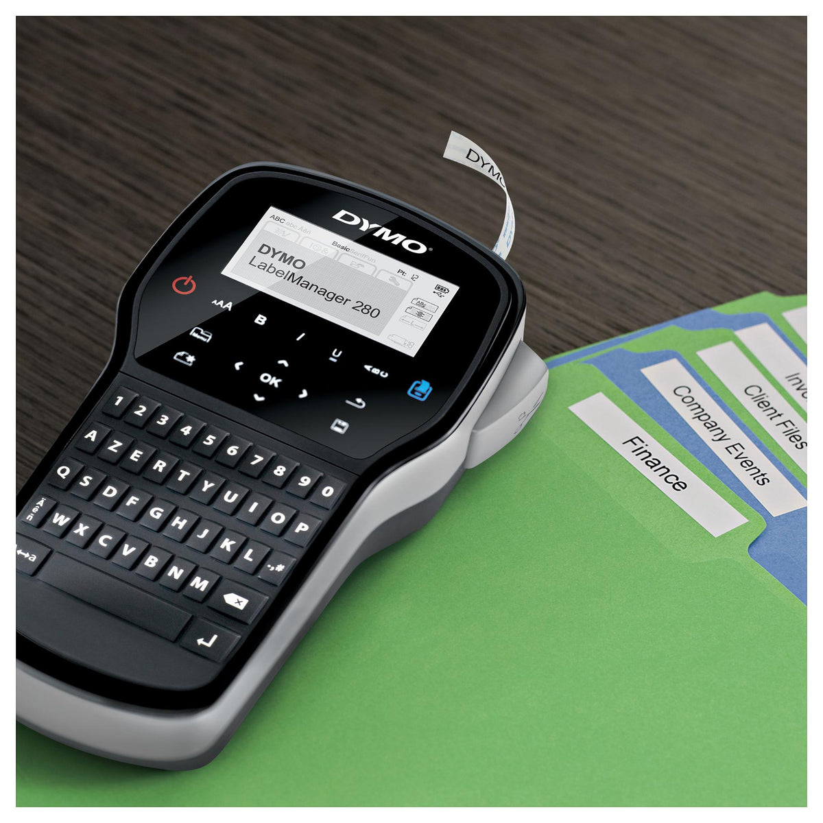 DYMO LabelManager 280 6/9/12 mm D1-Bänder Qwertz