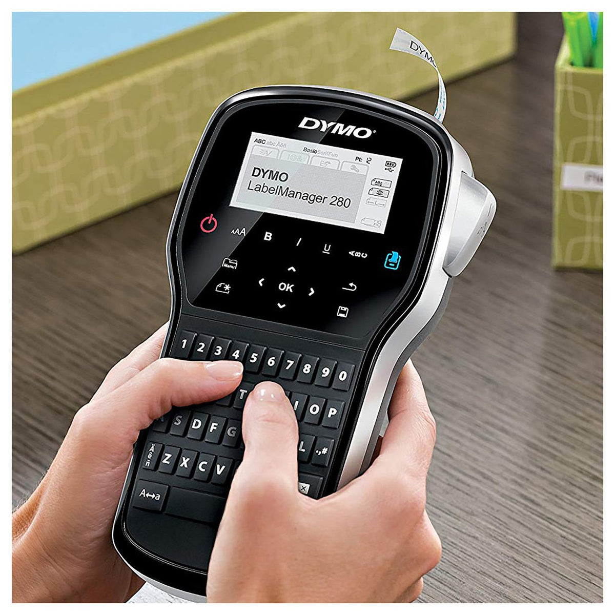 DYMO LabelManager 280 6/9/12 mm D1-Bänder Qwertz