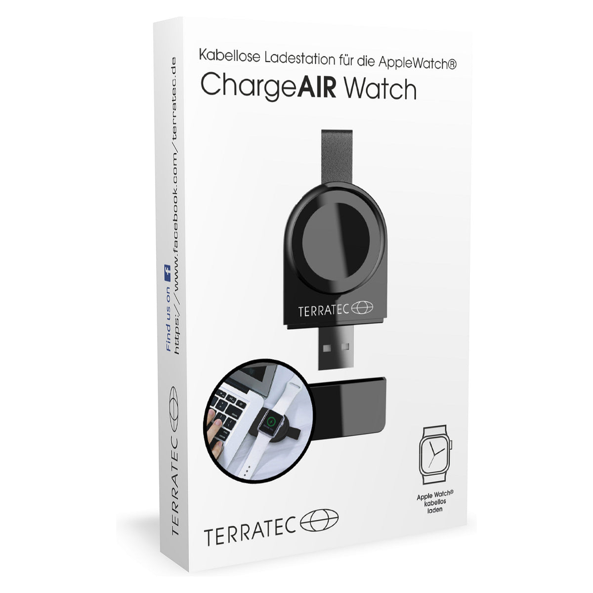 TerraTec ChargeAIR Watch - Induktive Ladematte