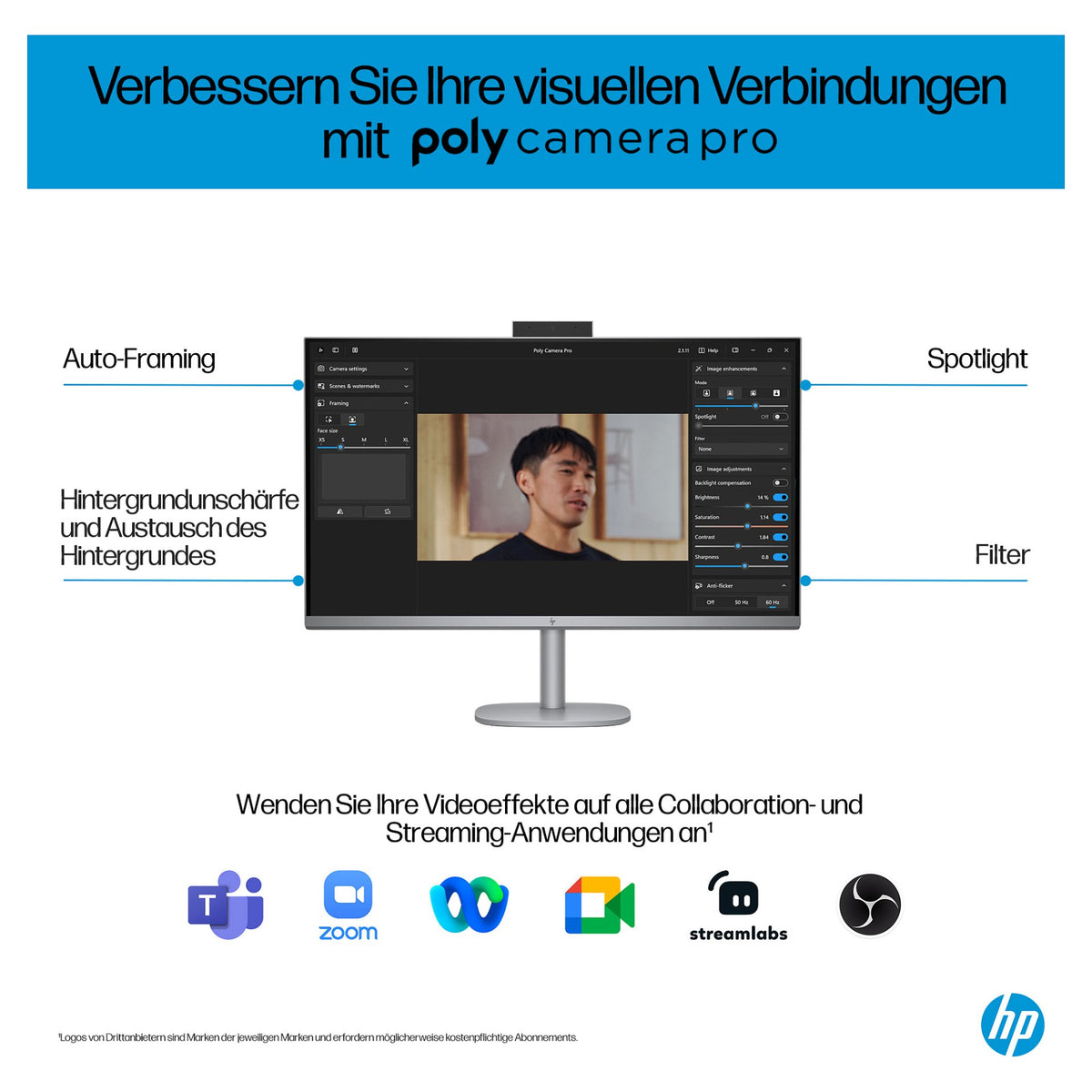 AIO HP OmniStudio X 32-c0473ng CU7-155H/16GB/1TBSSD/W11 Home