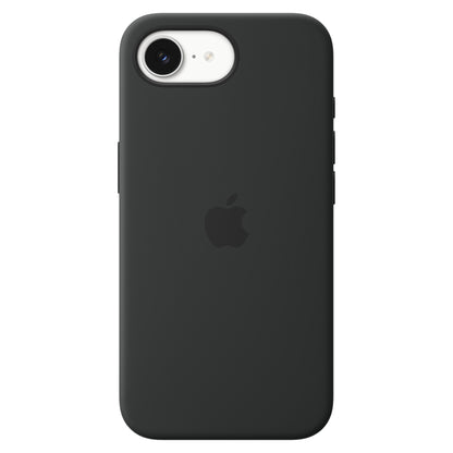Silikon Case iPhone 17e mit MagSafe (schwarz)
