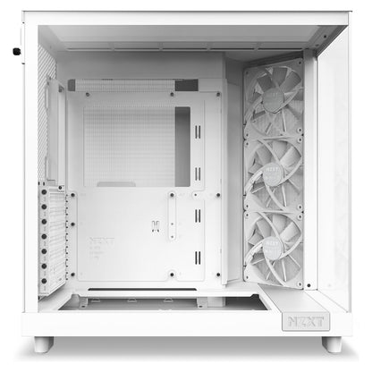 NZXT H6 FLOW ALL White MidiTower Glasfenster CC-H61FW-01