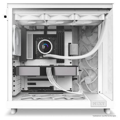 NZXT H6 FLOW ALL White MidiTower Glasfenster CC-H61FW-01