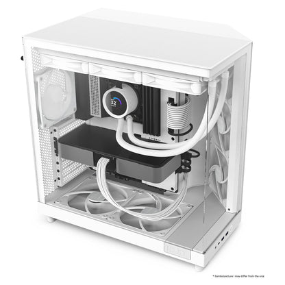 NZXT H6 FLOW ALL White MidiTower Glasfenster CC-H61FW-01