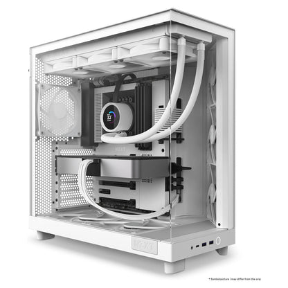 NZXT H6 FLOW ALL White MidiTower Glasfenster CC-H61FW-01