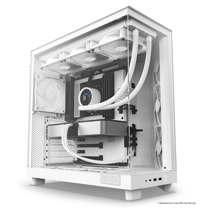 NZXT H6 FLOW ALL White MidiTower Glasfenster CC-H61FW-01