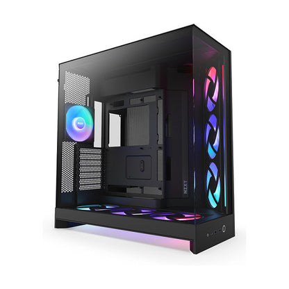 NZXT H9 FLOW RGB+ (2025) All Black MidiTower CM-H92FB-P1