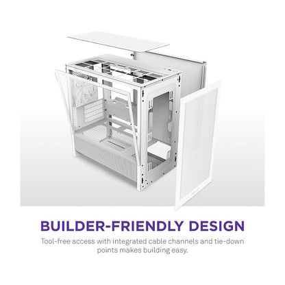 NZXT H3 FLOW All White MidiTower CC-H31FW-01