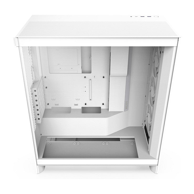 NZXT H7 FLOW RGB ALL White Glasf. CM-H72FW-R1