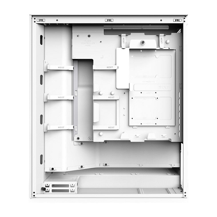NZXT H7 FLOW RGB ALL White Glasf. CM-H72FW-R1