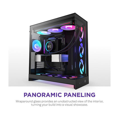 NZXT H9 FLOW RGB All Black MidiTower CM-H92FB-R1