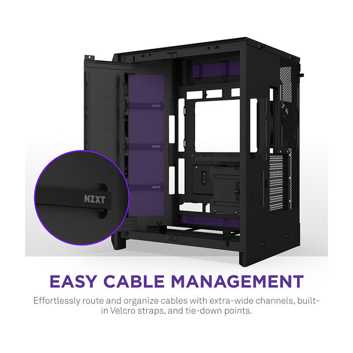 NZXT H9 FLOW RGB All Black MidiTower CM-H92FB-R1
