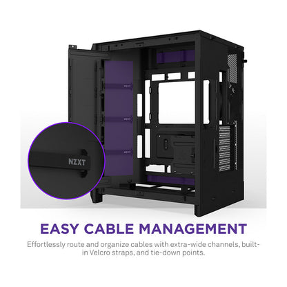 NZXT H9 FLOW RGB All Black MidiTower CM-H92FB-R1
