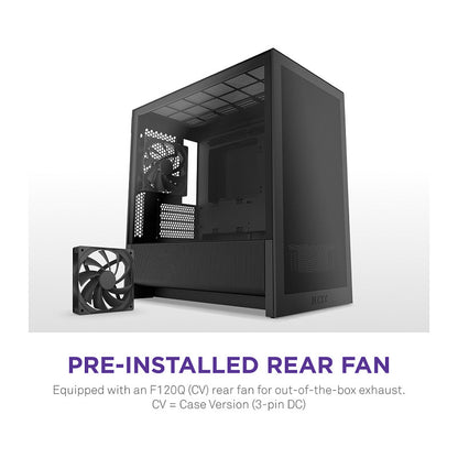 NZXT H3 FLOW All Black MidiTower Mesh CC-H31FB-01