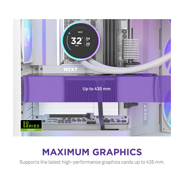 NZXT H9 FLOW RGB All White MidiTower CM-H92FW-R1