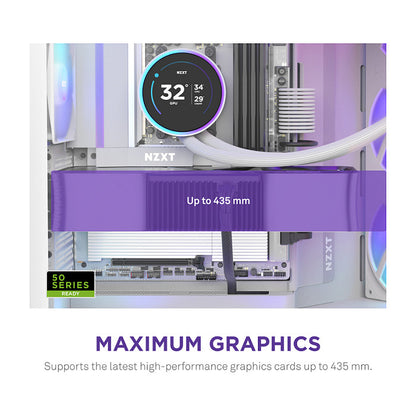 NZXT H9 FLOW RGB All White MidiTower CM-H92FW-R1