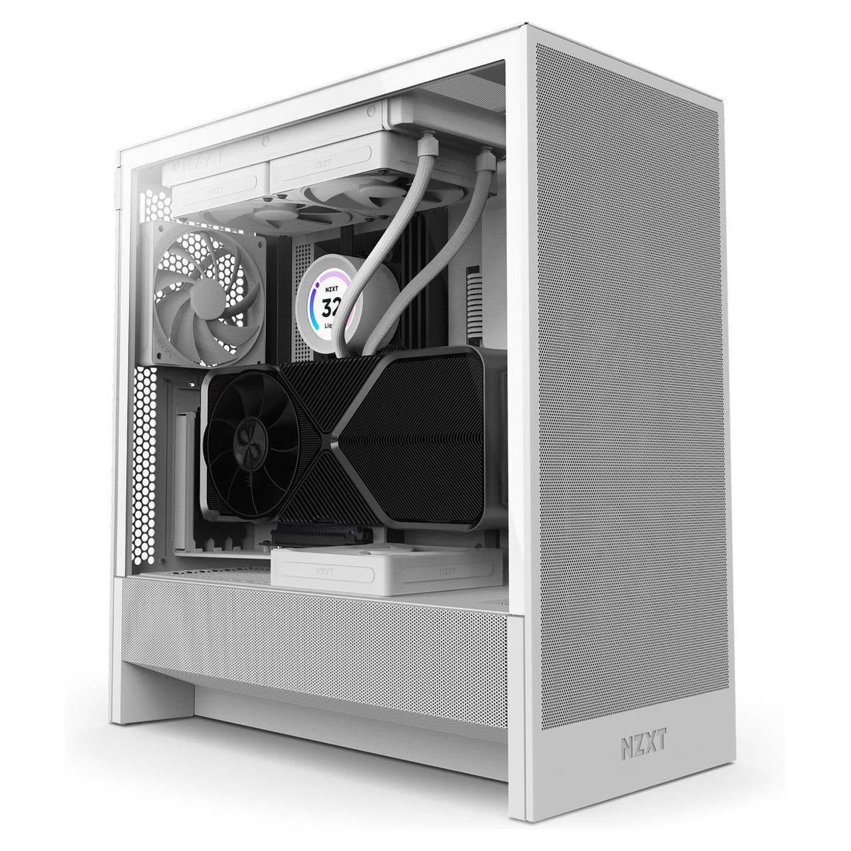NZXT H5 FLOW ALL White Glasfenster CC-H52FW-01