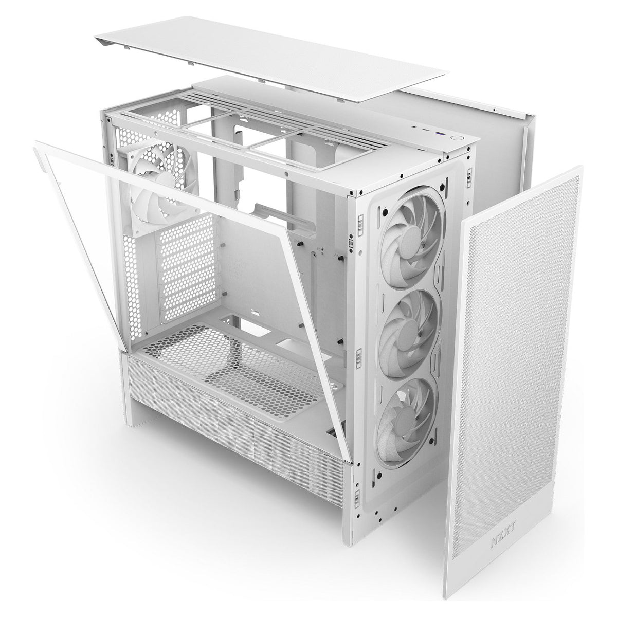 NZXT H5 FLOW ALL White Glasfenster CC-H52FW-01
