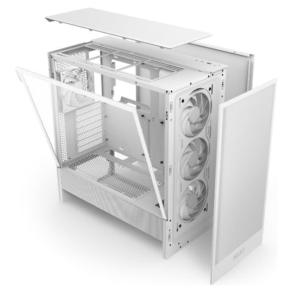 NZXT H5 FLOW ALL White Glasfenster CC-H52FW-01
