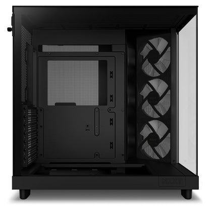 NZXT H6 FLOW RGB ALL Black MidiTower Glasfenster CC-H61FB-R