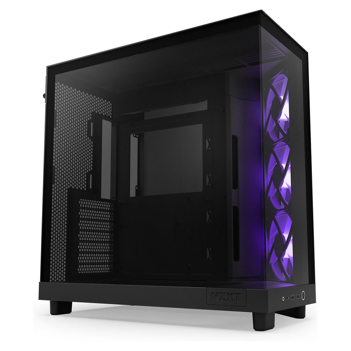 NZXT H6 FLOW RGB ALL Black MidiTower Glasfenster CC-H61FB-R