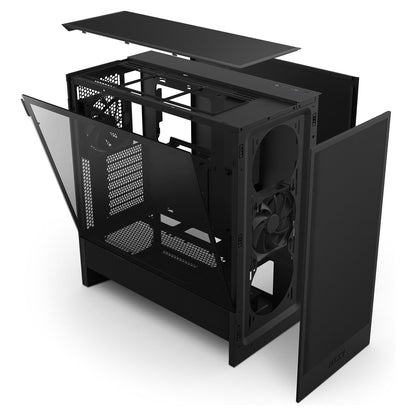 NZXT H5 FLOW ALL Black Glasfenster CC-H52FB-01