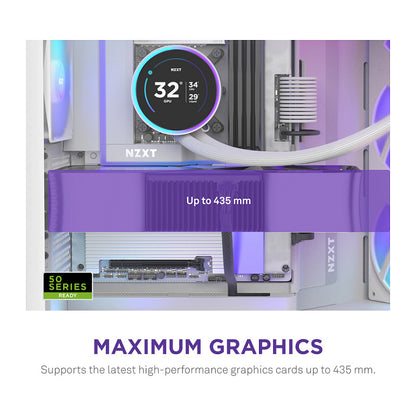 NZXT H9 FLOW RGB+ All White MidiTower CM-H92FW-P1