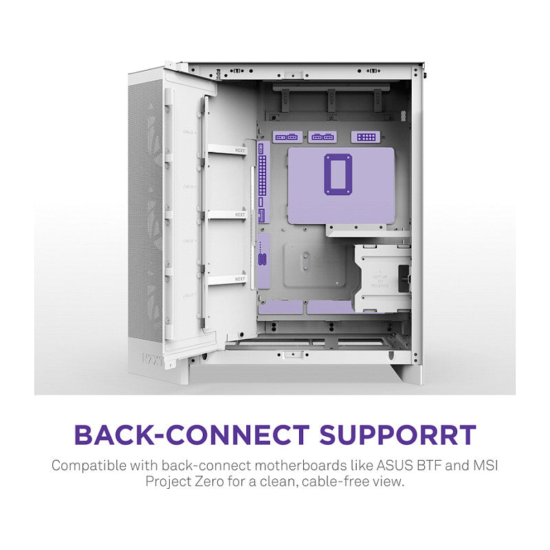 NZXT H9 FLOW RGB+ All White MidiTower CM-H92FW-P1