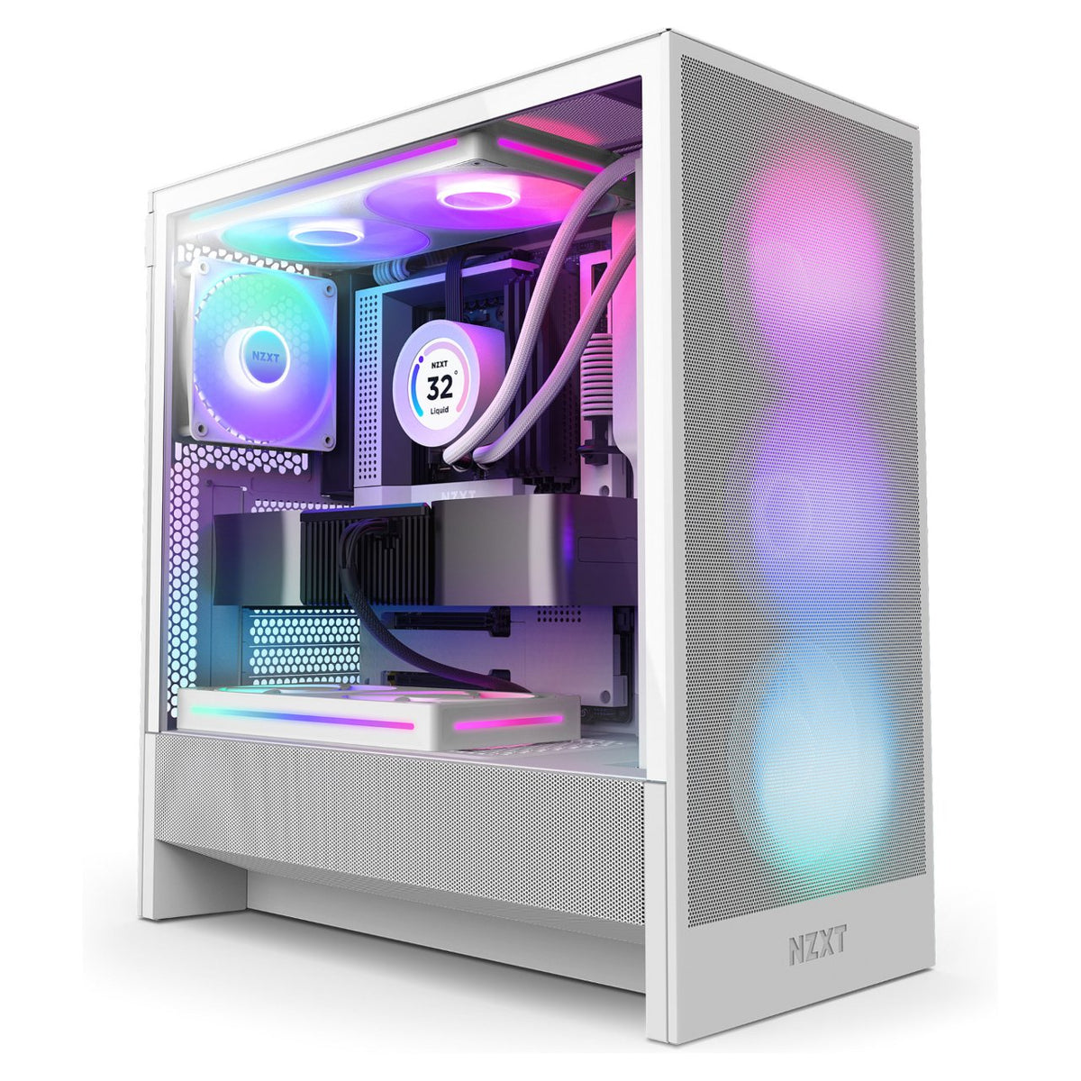 NZXT H5 FLOW RGB ALL White Glasfenster CC-H52FW-R1