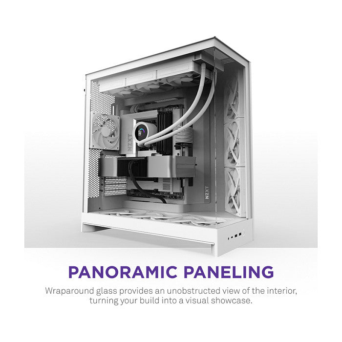 NZXT H9 FLOW All White MidiTower CM-H92FW-01