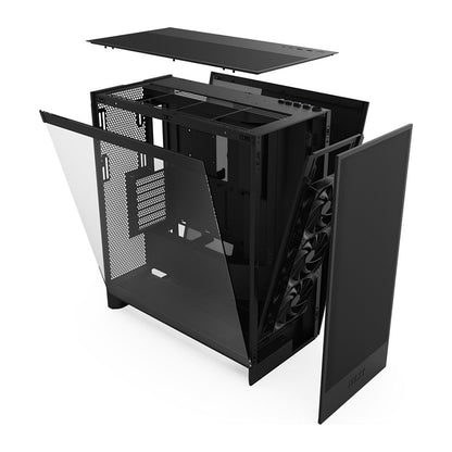 NZXT H7 FLOW ALL Black Glasf. CM-H72FB-01