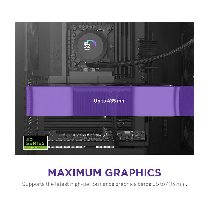 NZXT H9 FLOW All Black MidiTower Mesh CM-H92FB-01