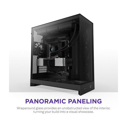 NZXT H9 FLOW All Black MidiTower Mesh CM-H92FB-01