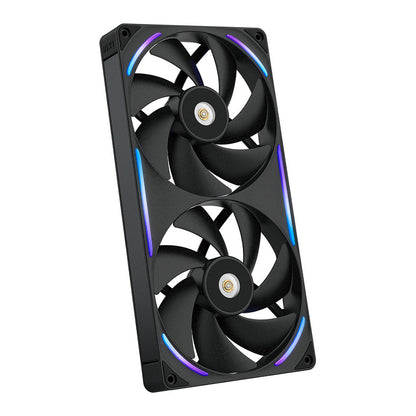 280mm NZXT F-Serie F280X RGB Lüfter Single Black RF-U28PN-B1