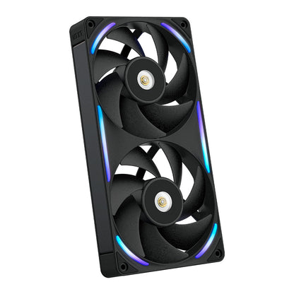 240mm NZXT F-Serie F240X RGB Lüfter Single Black RF-U24PN-B1