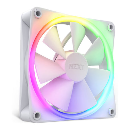 120mm NZXT F-Serie F120 RGB Lüfter White RF-R12SF-W1