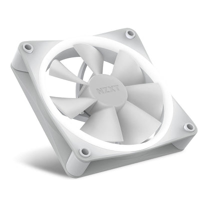 120mm NZXT F-Serie F120 RGB Lüfter White RF-R12SF-W1