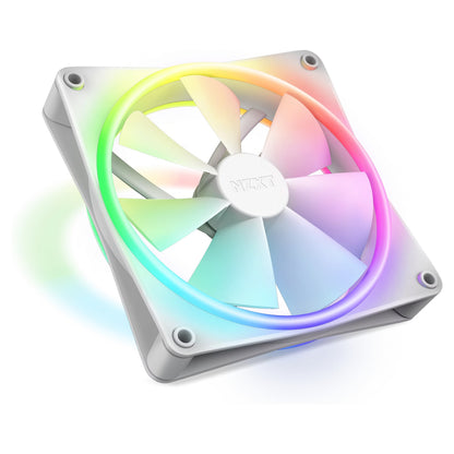 140mm NZXT F-Serie F140 RGB DUO Lüfter Single White RF-D14SF-W1