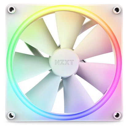 140mm NZXT F-Serie F140 RGB DUO Lüfter Single White RF-D14SF-W1